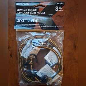 Keeper 06303 24 in. Multi-Color Weather Resistant Bungee Cords 3pk